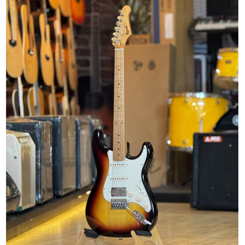 [โค้ดลด1000-📸] กีต้าร์ไฟฟ้า Kazuki First motive FMT01 ไม้คอเมเปิ้ลเผา HSS แถมฟรี สายแจ็ค ปิ๊ก4อัน ประแจ คู่มือ คันโยก