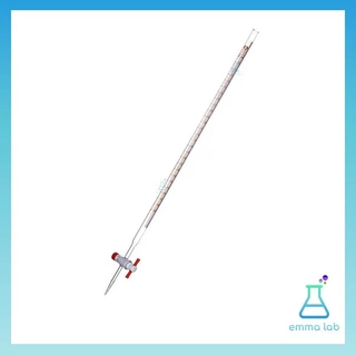 บิวเรตต์ บิวเรต แก้ว ก๊อกเทฟล่อน 25, 50 มิลลิลิตร Burette PTFE 25 ml. and 50 ml