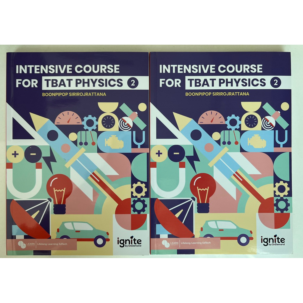 หนังสือ intensive Course for TBAT Physics เล่ม 2 ไม่ผ่านการใช้งาน