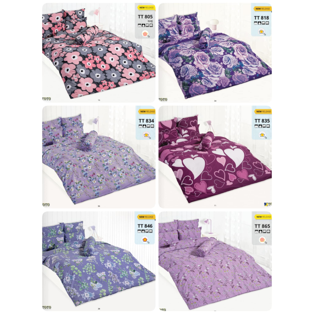 ผ้าปูที่นอน 3.5 ฟุต/ 5 ฟุต/ 6 ฟุต TOTO ลายทั่วไป