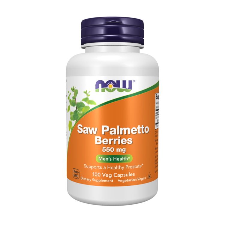 Now Foods Saw Palmetto Berries 550 mg Veg Capsules