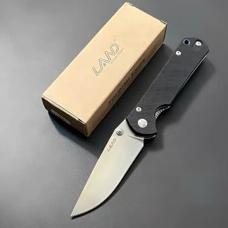 มีดพับ Land 910 เหล็ก 12C27 Ball bearing ด้าม G10