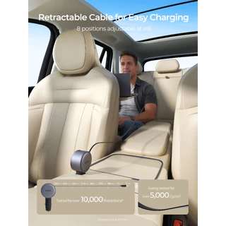 AUKEY CC-P5 67W ที่ชาร์จในรถยนต์ Car Charger พร้อมสายชาร์จในตัว ชาร์จ 3 เครื่อง