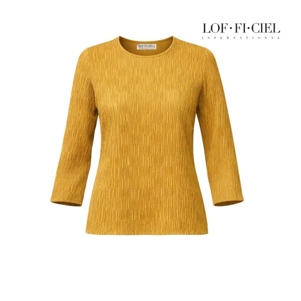 LOFFICIEL Blouse กลุ่ม ZT YT  แขนยาวสีเหลือง FZTBYE