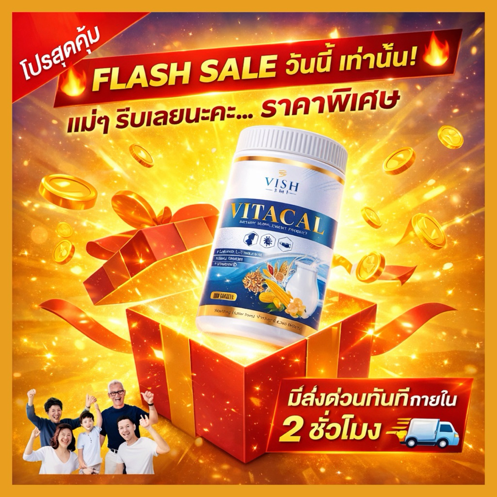 (มีส่งด่วนทันที)โค้ดลด นมเม็ดแคลเซียมสูง VITACAL VISHPLUS 3in1 สร้างมวลกระดูก ฟัน นมอัดเม็ด เพิ่มความสูง เก็บเงินปลายทาง