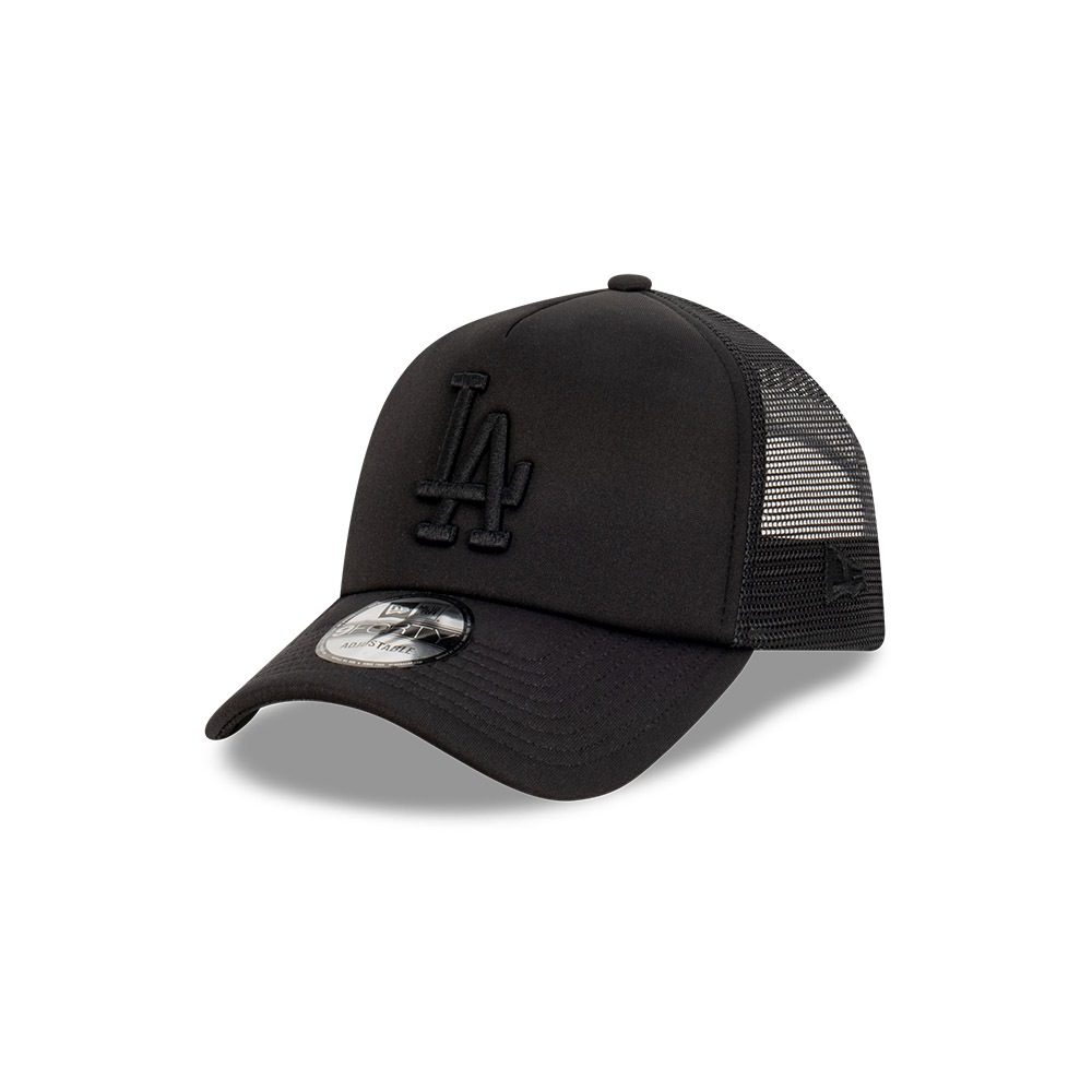 New Era หมวกรุ่น LOS ANGELES DODGERS TRIPLE BLACK FOAM BLACK 9FORTY AF TRUCKER CAP