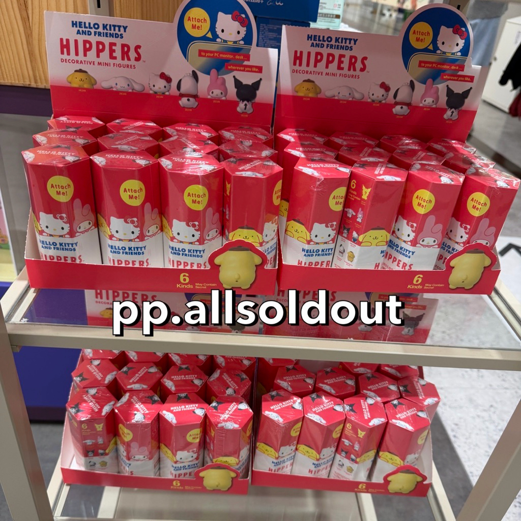 พร้อมส่งด่วน ของแท้ คอลใหม่ sanrio hippers ตัวเกาะ ซานริโอ้  เกาะโทรศัพท์ Hippers Hellokitty And Friends