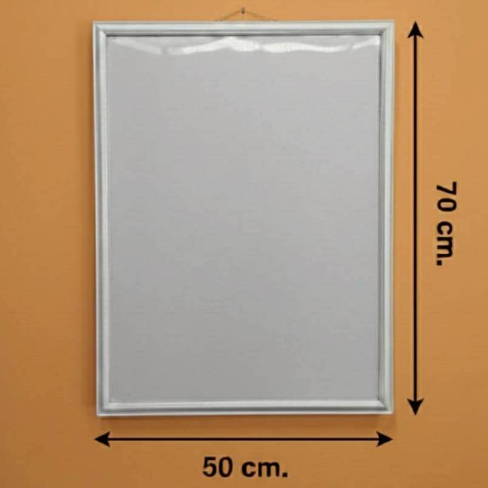 กรอบรูปสีขาว70x50cm. กรอบรูป70x50cm.สีขาว กรอบรูปติดผนัง สไตล์เกาหลี ติดได้ทั้งแนวตั้งและแนวนอน