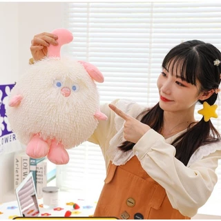 (DD shöp) ตุ๊กตามอนสเตอร์ก้อนขน Fluffy Monster นุ่มนิ่ม สำหรับตกแต่งห้อง