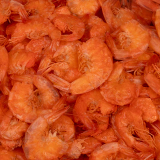 กุ้งบางจืด(คละไซซ์) ติดเปลือก ตัวแบน