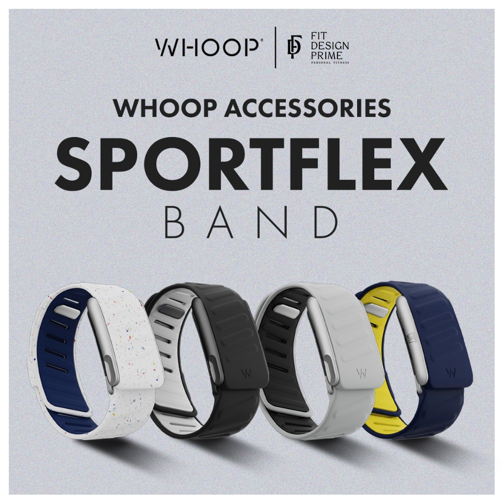 Whoop สายยาง SportFlex รุ่น 5.0 ประเภทยาง รุ่น LIFE และ PEAK สายรัดข้อมือ Whoop 5.0 สำหรับ LIFE และ 