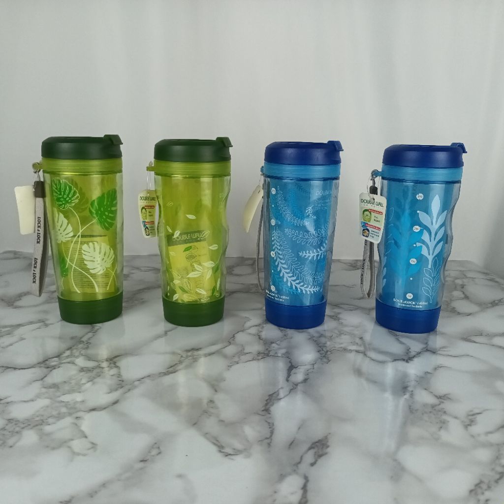 Lock&Lock Double Wall Tea Bottle​ กระบอก​น้ำ​ชาผนัง​2ชั้น​ รุ่น HPP724GA