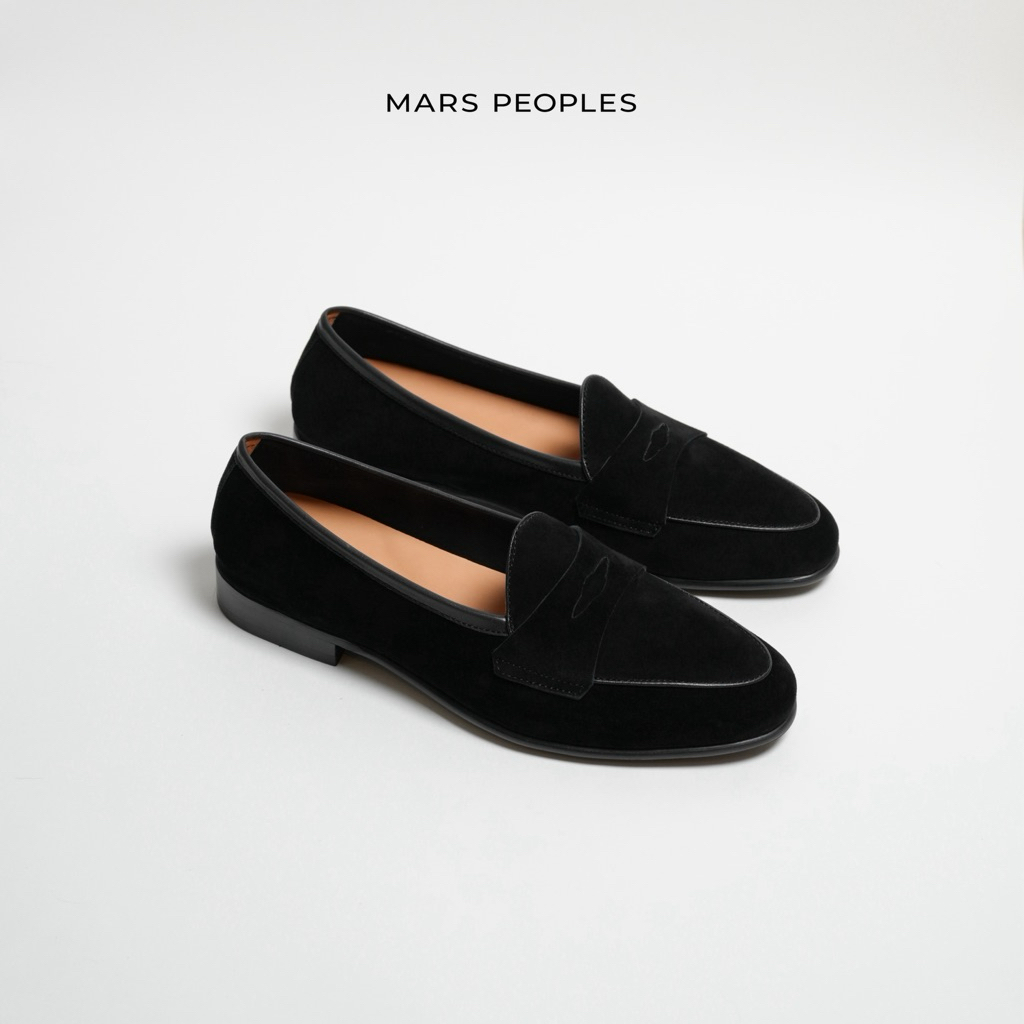 MARS PEOPLES - People Belgian / Black suede