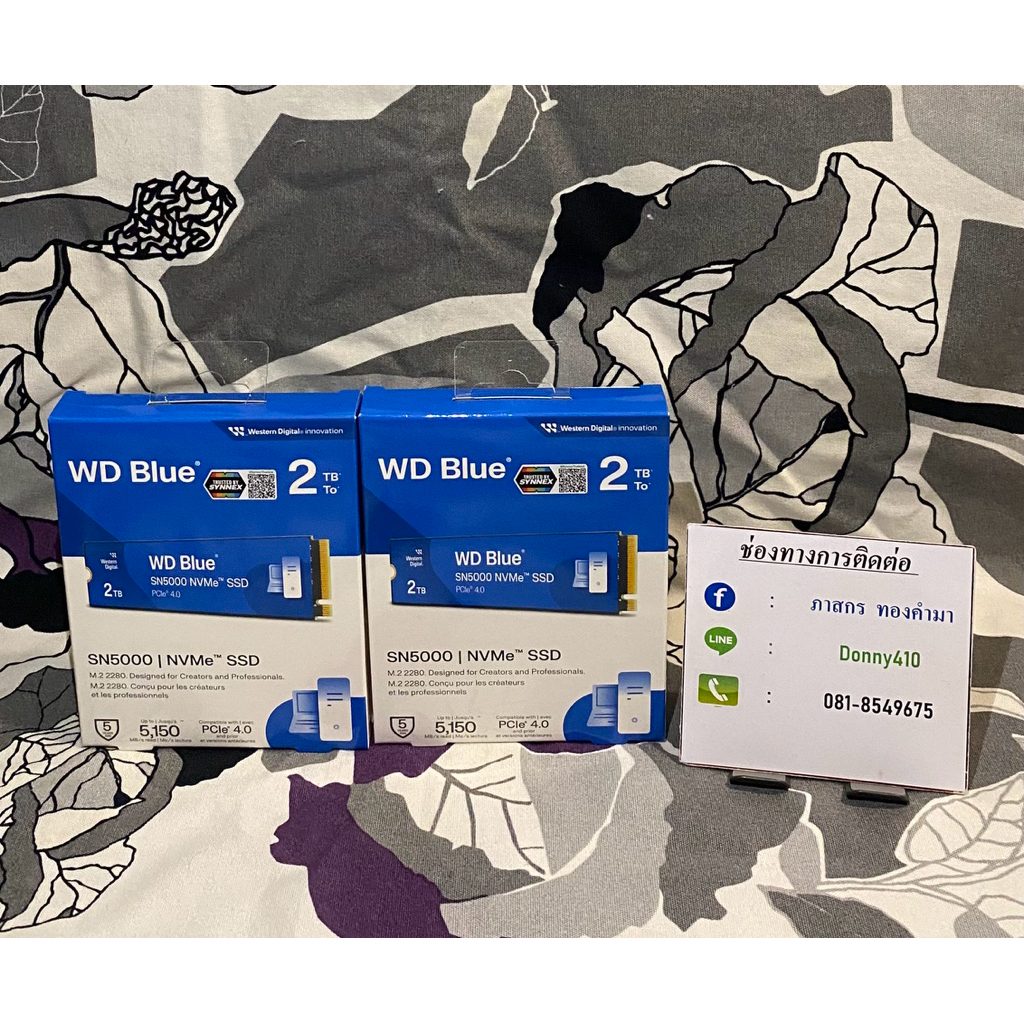 WD BLUE SN5000 2 TB SSD - PCIe 4x4 NVMe M.2 2280