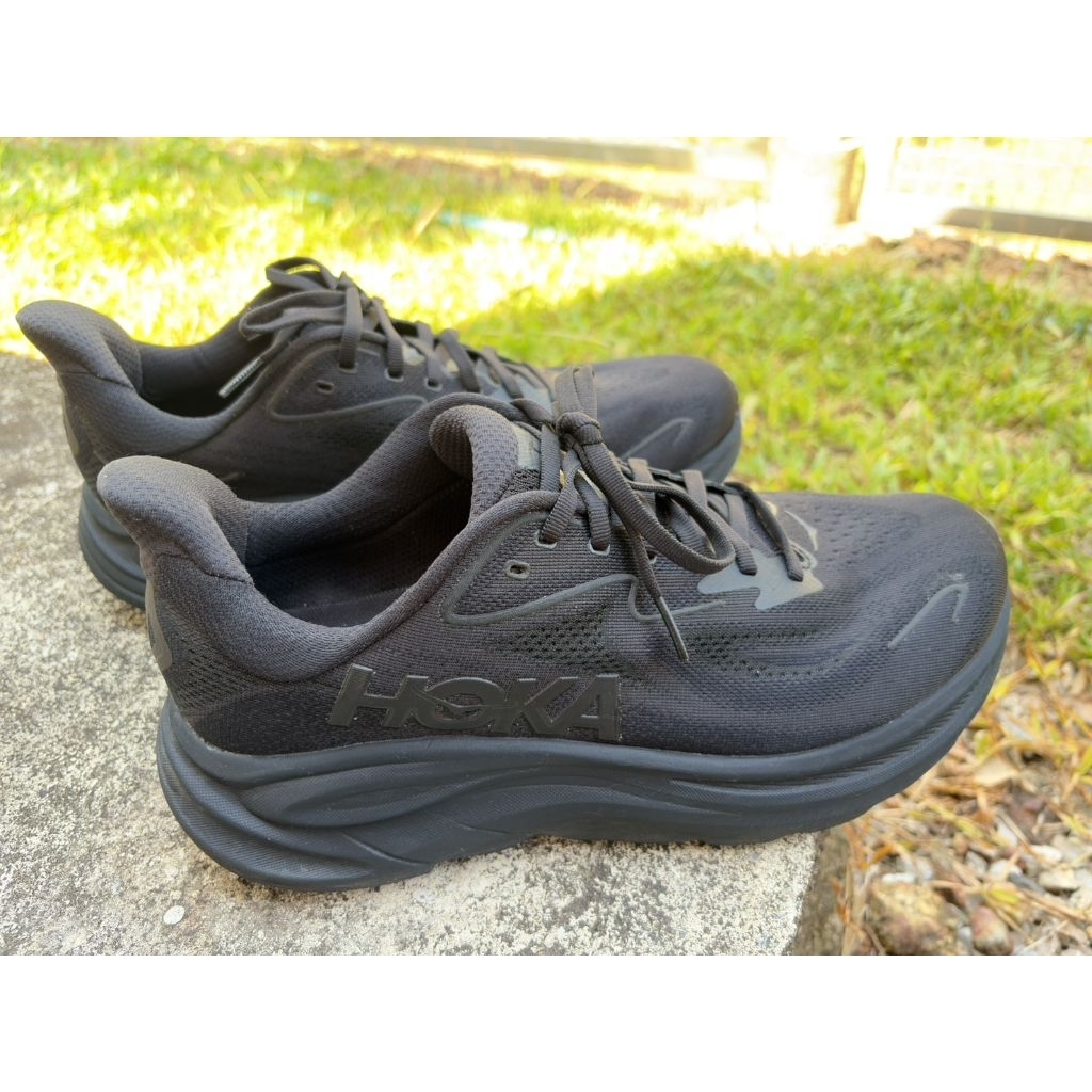 Hoka Clifton 10 Wide(2E) สีดำ ไซส์ 10US