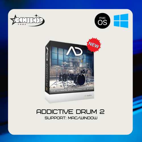 addictive drum 2 Window/Macos ตัวเต็มรองรับ M1/M2/M3/M4 [Full Version/Lifetime]