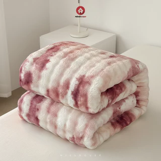 mISSHOUSE : Rabbit Fur ผ้าห่มขนกระต่ายสีทูโทน นุ่มพิเศษขนาด 5ฟุต//7ฟุต ห่มสบาย อบอุ่น