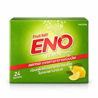 [1กล่อง24ซอง] Eno อีโน รสส้ม และรสมะนาว ลดกรด บรรเทาอาการท้องอืด