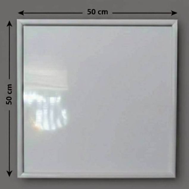 กรอบรูปสีขาว 50x50cm. กรอบรูป 50x50cm.สีขาว  (เติมสีสันให้ความทรงจำ ด้วยกรอบรูปดีไซน์มินิมอล