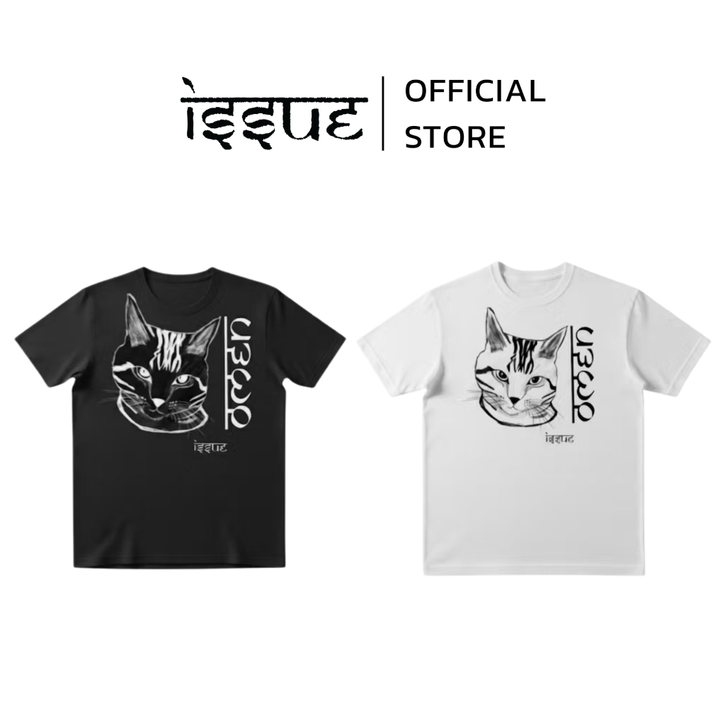 ISSUE THAILAND X BUILD OMEN T-SHIRT WHITE/BLACK