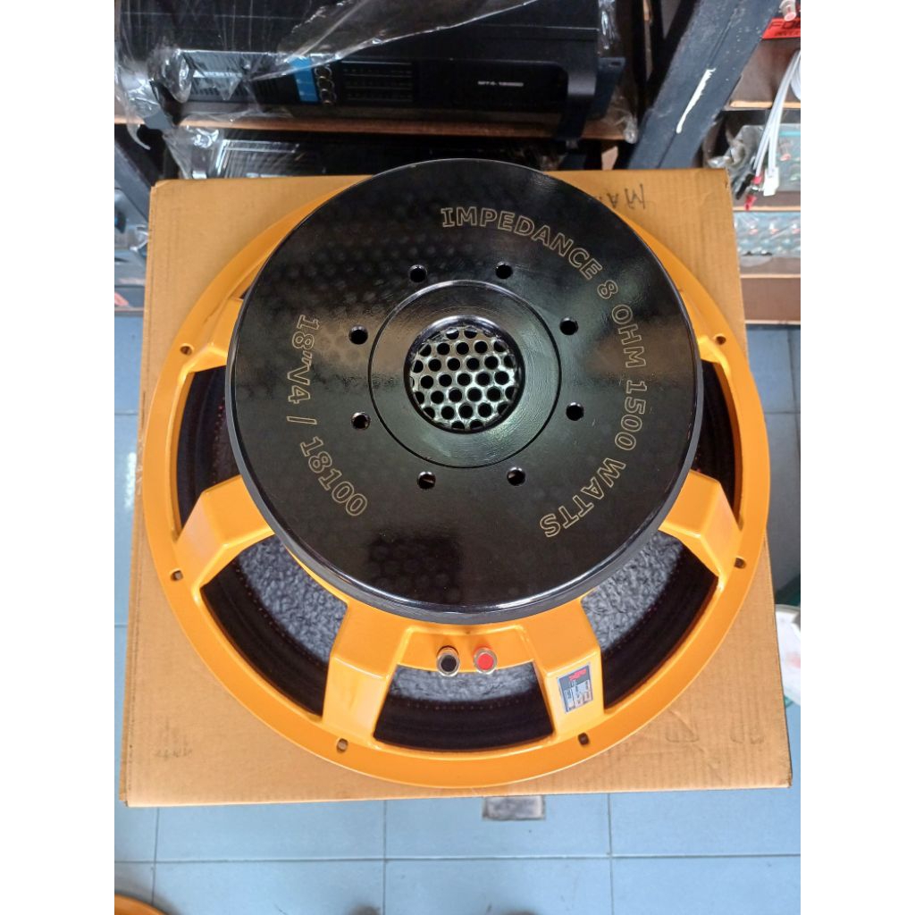 ดอกลำโพง18นิ้วโครงหล่อ PR Audio PR-18 แม่เหล็ก2ก้อน 220x50 วอยซ์4นิ้ว4ชั้น 1500W