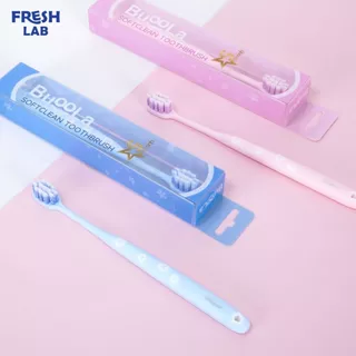 Buoola แปรงสีฟัน Ultra Soft 5 ดาว ขนแปรงปลายเรียวเล็ก ทำความสะอาดคราบพลัคอย่างอ่อนโยน เหมาะสำหรับเหงือกบอบบาง