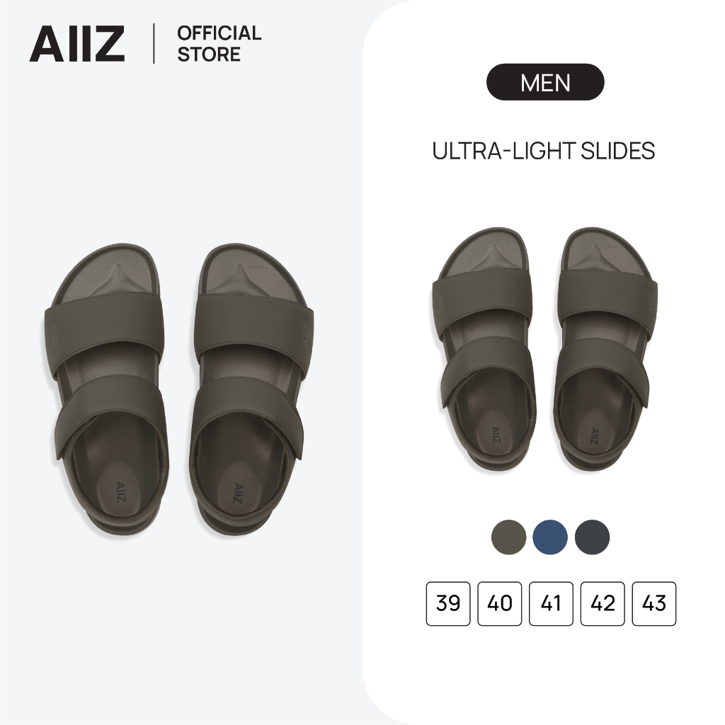 AIIZ รองเท้าแตะแบบสวม นุ่มพิเศษ