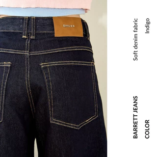 AMUSE BKK - Barrett Jeans กางเกงยีนส์เอวต่ำ ทรงขากระบอกใหญ่ (กรุณาอ่านไซส์ให้ละเอียดก่อนสั่ง)