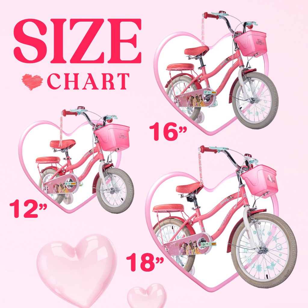 จักรยานเด็ก COYOTE PRINCESS ลายลิขสิทธิ์แท้