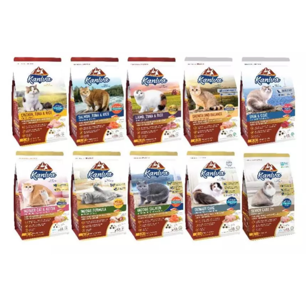 (มีส่งทันที/ส่งด่วน) Kaniva Cat Food อาหารแมว (1.2-1.5 KG.)