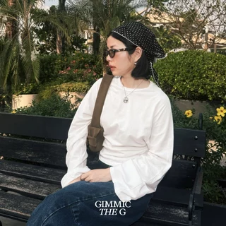 ✨GIMMIC THE G ผ้าโพกผม ผูกผม ผ้าพันคอ ทรง3เหลี่ยม รุ่น Polkadot ผ้านุ่มสบาย