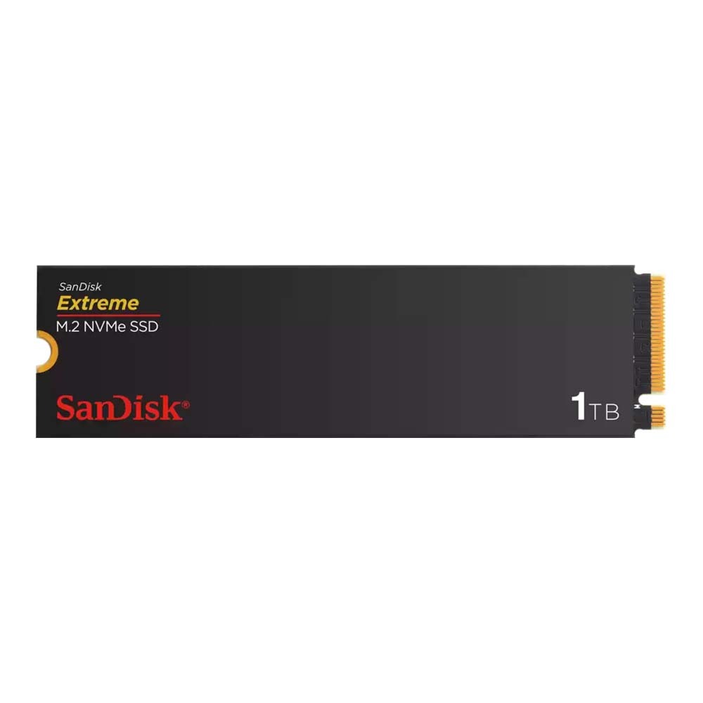 1TB SSD (เอสเอสดี) SANDISK EXTREME - PCIe 4x4 NVMe M.2 2280 (SDSSDX3N-1T00-G26) พร้อมส่ง