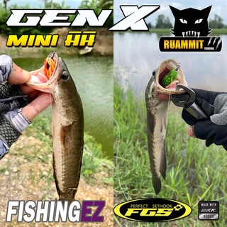เหยื่อตกปลา เหยื่อปลอม กบยาง GEN-X MINI by FISHING EZ (ชุดตัวเบ็ด FGS V.1)