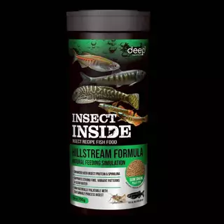 Deep Insect Inside Hillstream อาหารปลาลำธารสูตรพิเศษ โปรตีนจากธรรมชาติ ด้วยส่วนผสมของจิ้งหรีด