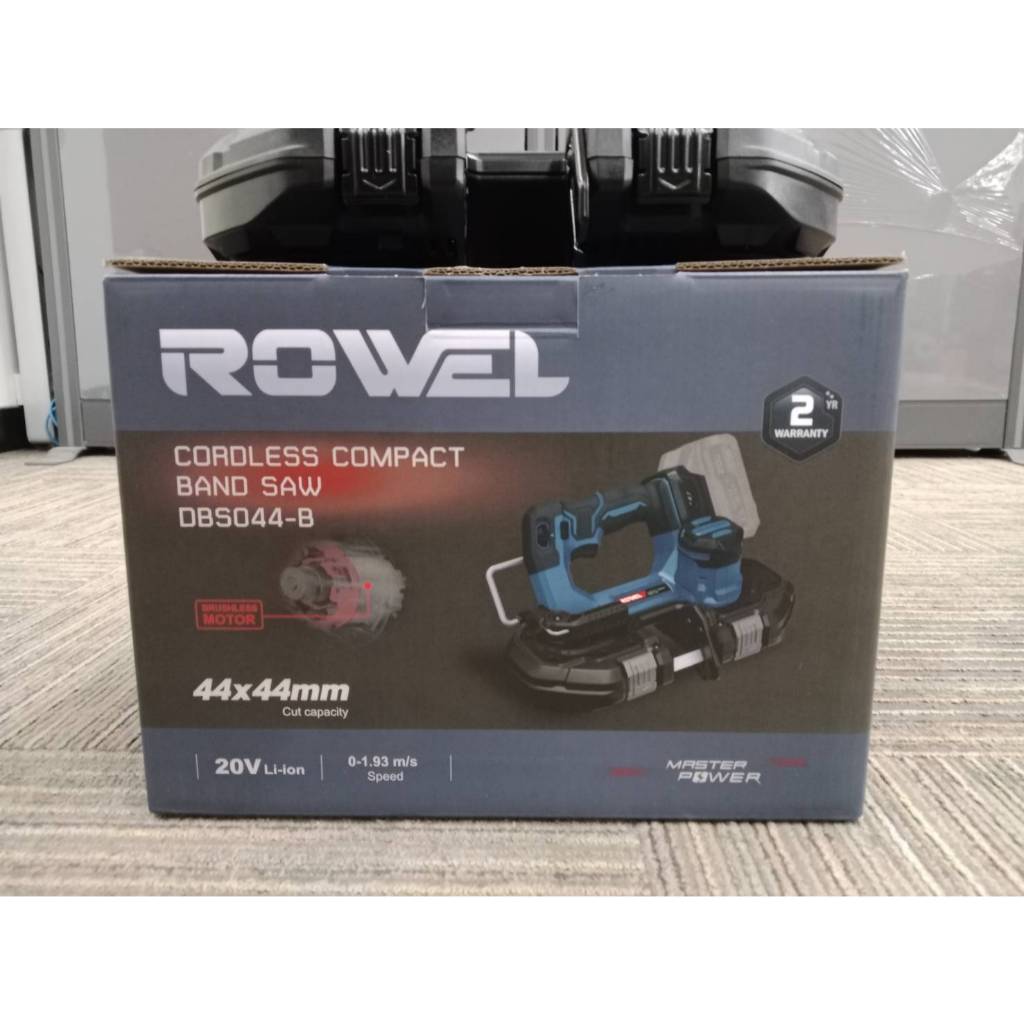 รุ่นใหม่ปี2026 ส่งด่วน  เลื่อยสายพานไร้สาย Rowel DBS044-B/S , DBS044-B เลื่อยสายพาน เลื่อยแบตเตอรี่ ราคา ถูกที่สุด ดีลบีเคเค แกลเลอรีภาพที่ 4
