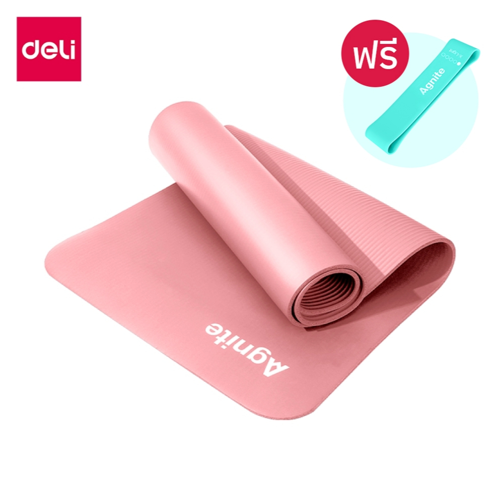 Deli แผ่นโยคะ เสื่อโยคะ แผ่นรองออกกําลังกาย NBR เสื่อออกกําลังกาย ทนทาน อุปกรณ์ออกกำลังกาย Yoga Mat