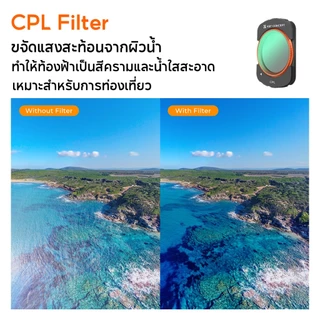 K&F CONCEPT 3in1 ฟิลเตอร์แม่เหล็ก CPL & ND8/16 & 1/4 Black Mist Filter for DJI Osmo Pocket 3/4