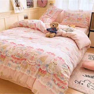 ผ้าห่ม ผ้านวมขนาด6ฟุต รุ่น Cozyพรีเมี่ยม เนื้อผ้าดี สีไม่ตกลายมินิมอลน่ารัก ผ้าcotton100% ห่มสบาย