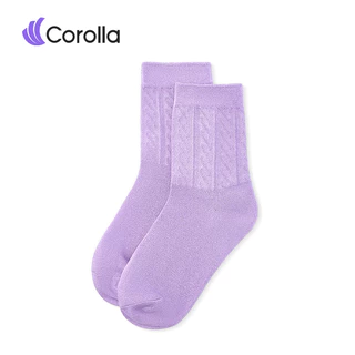 Corolla ถุงเท้าแฟชั่นสีต่างๆ ใส่สบายและระบายอากาศได้ดี หลากหลายสีให้เลือก และลดกลิ่นอับได้ดีเยี่ยม
