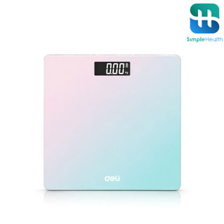 Simple Health TH เครื่องชั่งน้ำหนักดิจิตอล หน้าจอ LED Weight Scale ชั่งแม่นยำ รองรับ 5-180 kg
