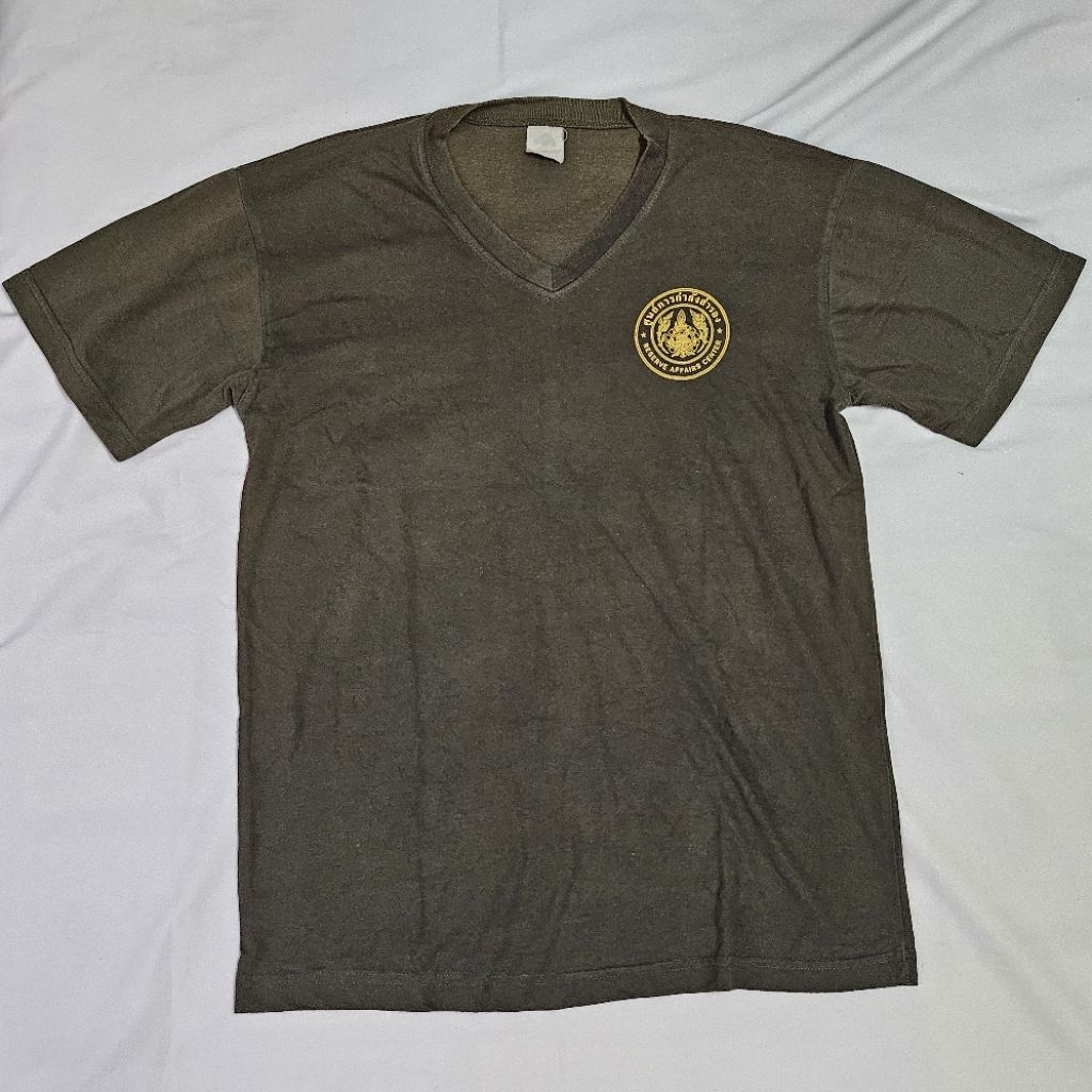 มือสอง Soilder T Shirt เสื้อ รด รักษาดินแดน เสื้อยืดรองในทหาร นักศึกษาวิชาทหาร คอกลม เขาชนไก่ ราคา ถูกที่สุด ดีลบีเคเค