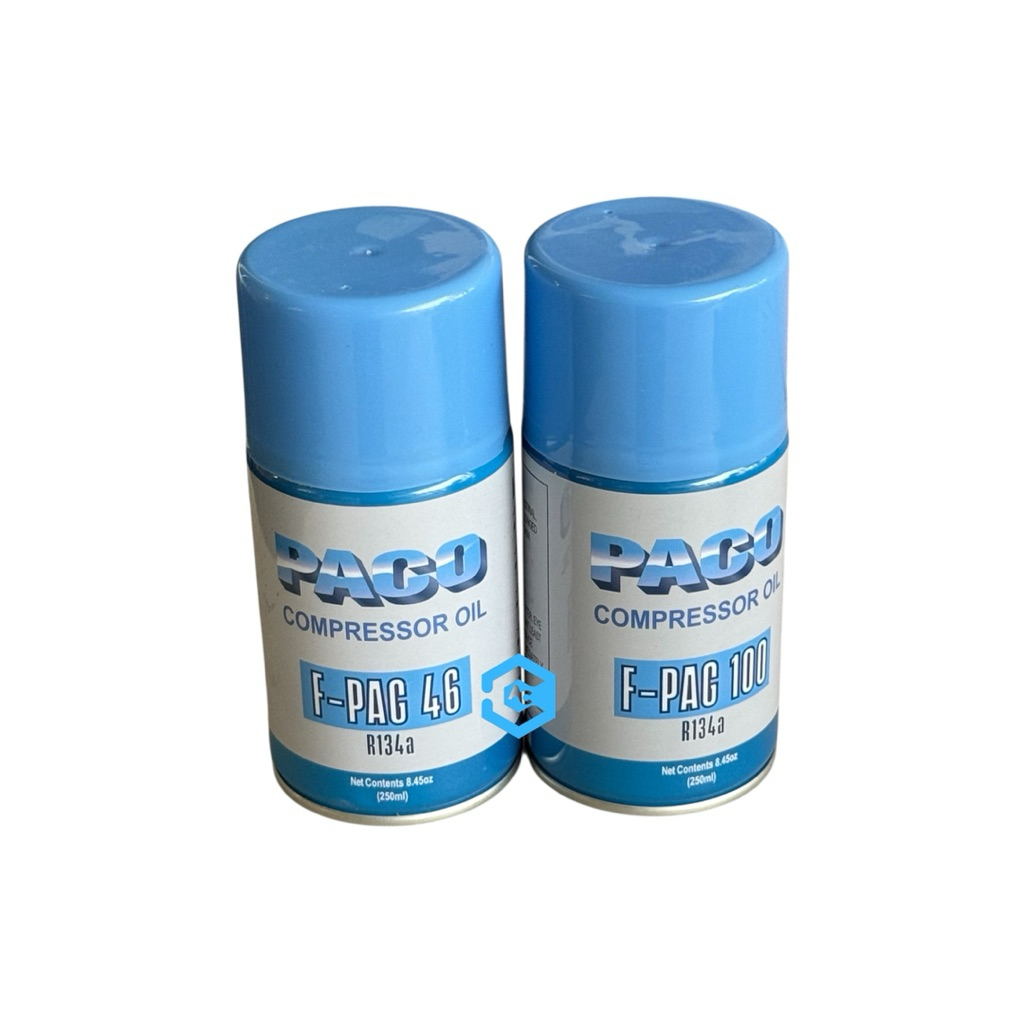 PACO PAG 46,PAG 100 250ml. น้ำมันคอมแอร์ R-134a ปาโก้ ขนาด 250ml.เบอร์46ลูกสูบ,เบอร์100โรตารี่