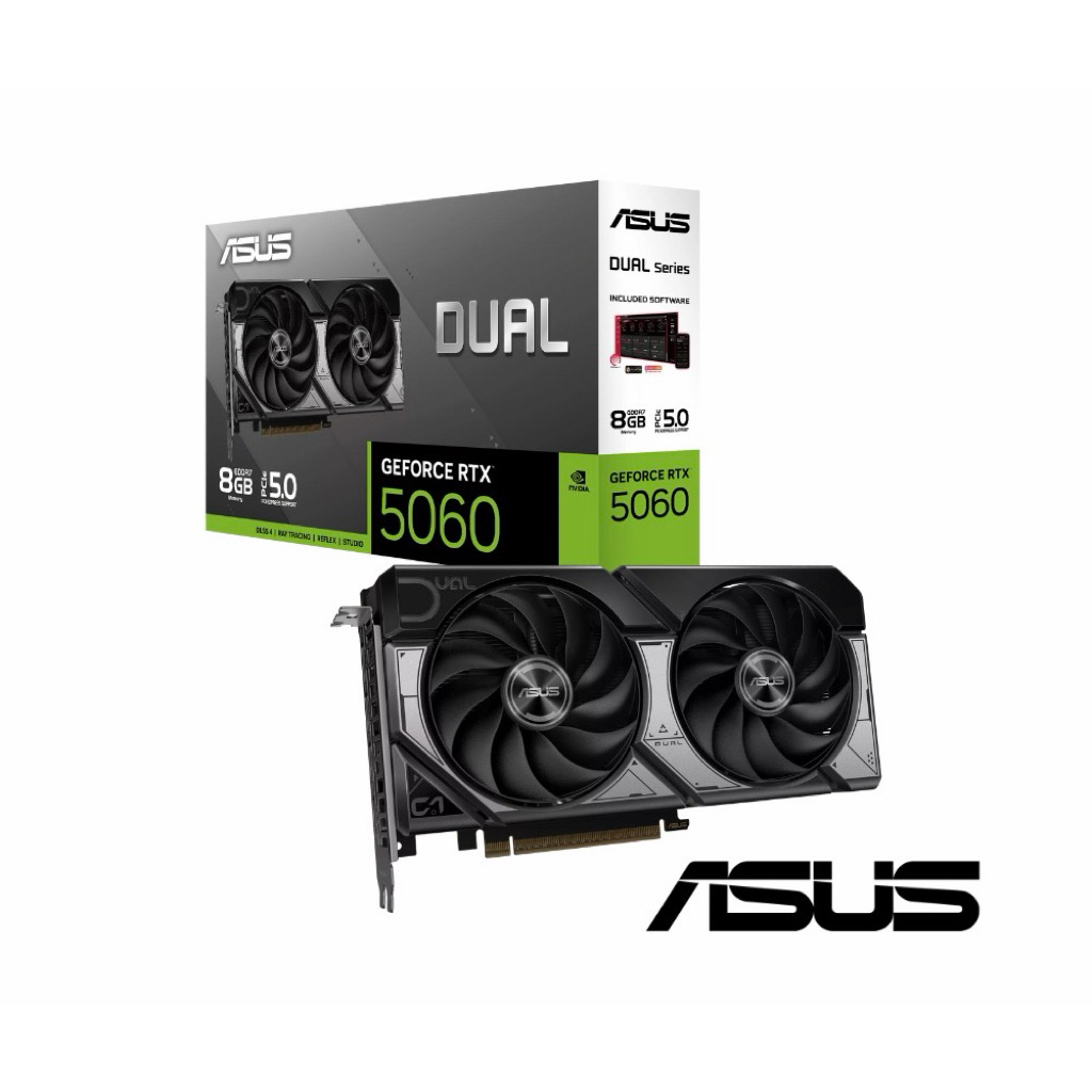 การ์ดจอ GPU NVIDIA ASUS Dual GeForce RTX™ 5060 8GB GDDR7 VGA Card การ์ดจอ