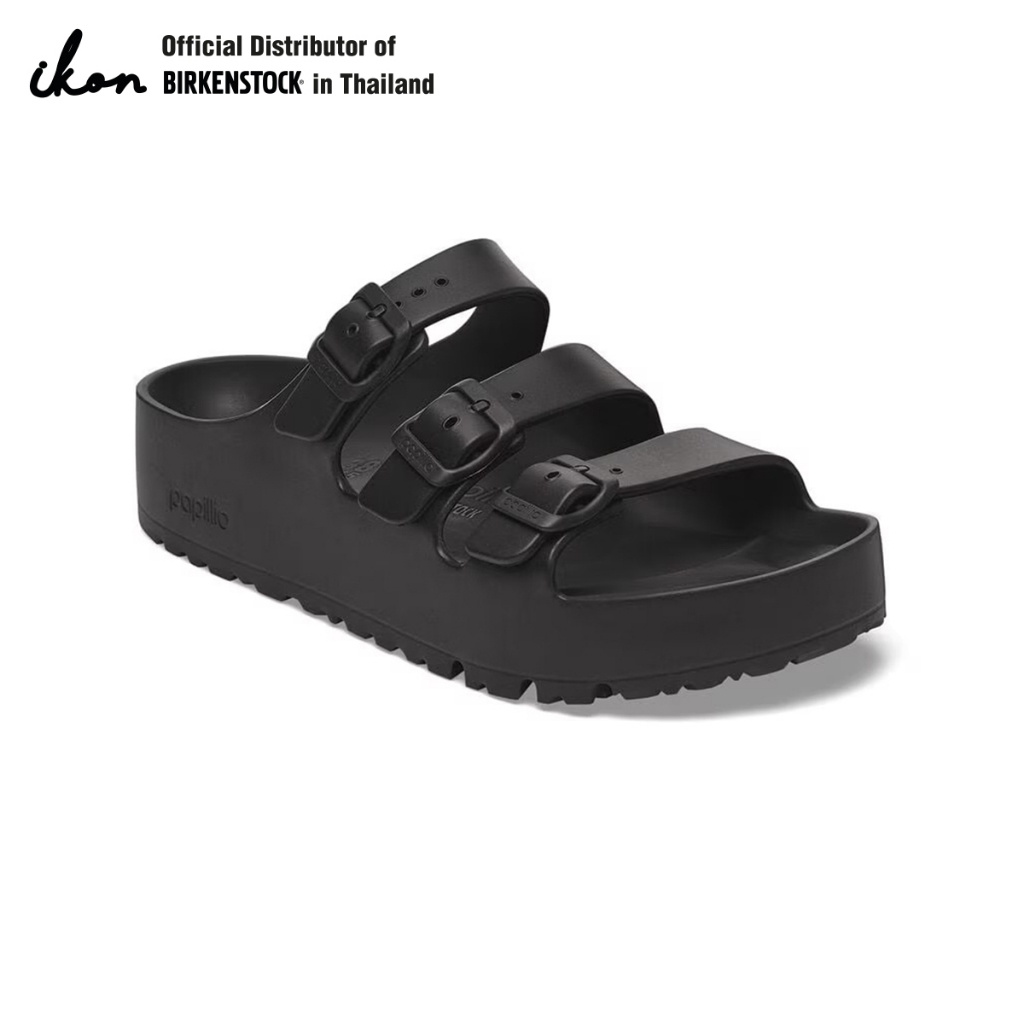 BIRKENSTOCK Florida III Flex Platform EVA Black รองเท้าแตะ ผู้หญิง สีดำ รุ่น 1029738 (Narrow)
