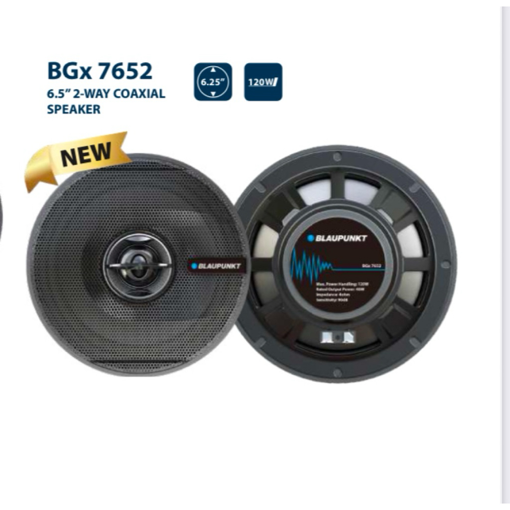 ลำโพง BLAUPUNKT BGX 7652 6.5″ Diameter | 120W Max