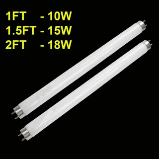 (2 ชิ้น) หลอดนีออน แบล็คไลต์ ดักยุง และ แมลง T8 10W 15W 18W แสงฟ้า หลอดไล่แมง กระชอน แมงดา แมงเล่นไฟ หลอดล่อแมลง