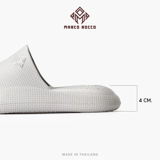 Marco Rocco รองเท้าแตะ ส้นหนา แบบสวม รองเท้าใส่ในบ้านนอกบ้านได้ น้ำหนักเบาสบาย นุ่มนวนต่อเท้า MR8031