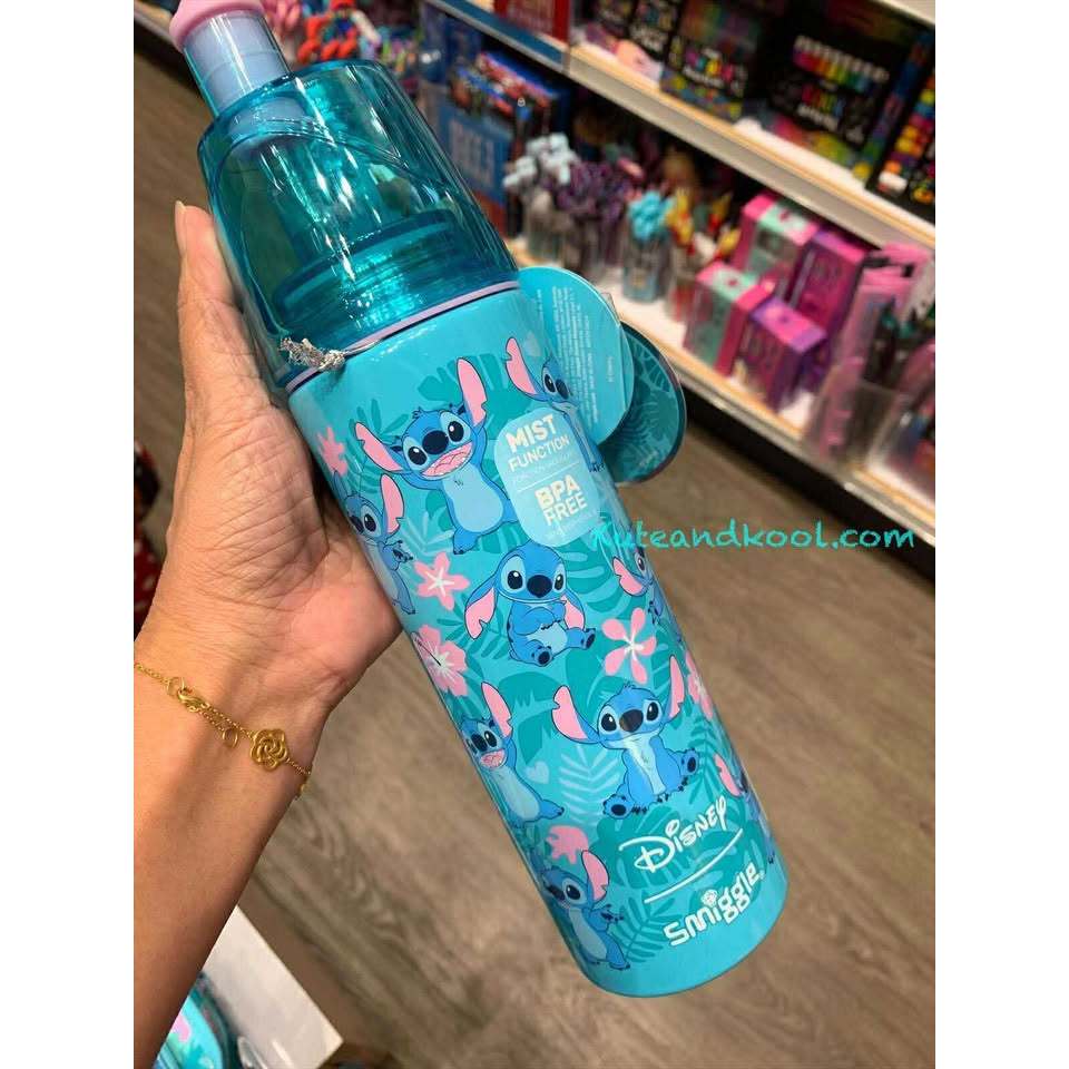 Smiggle สมิกเกิล 🌸 ขวดสเปรย์เก็บเย็น Insulated Stainless Steel Spritz Drink Bottle