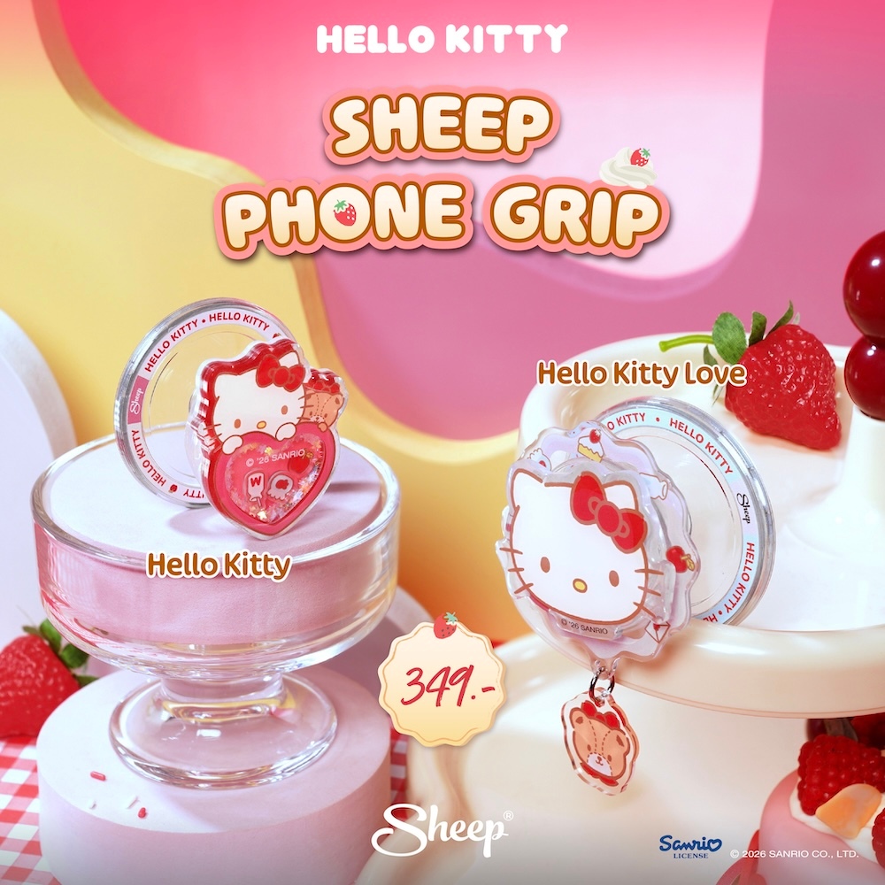 [Griptok MS Hello Kitty] Hello Kitty Collection Griptok แบบแม่เหล็กสำหรับเคสมือถือใส่เคสมีแม่เหล็กทุกรุ่น ติดแน่นไม่ตก