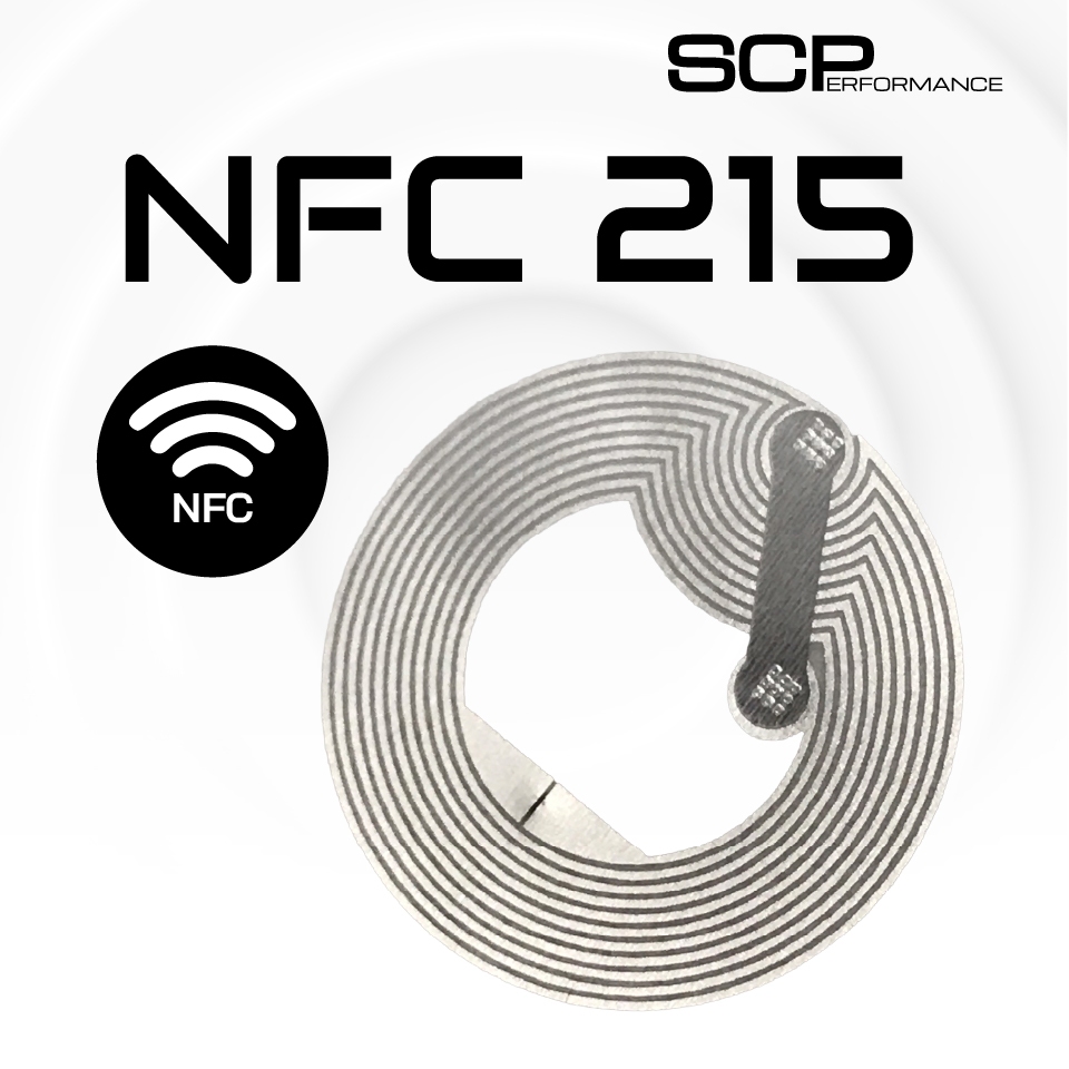 RFID NFC แบบ NTAG215 NFC 215 TAG High Performance Stickers Lables Compatible TagMo 25mm NFC Sticker